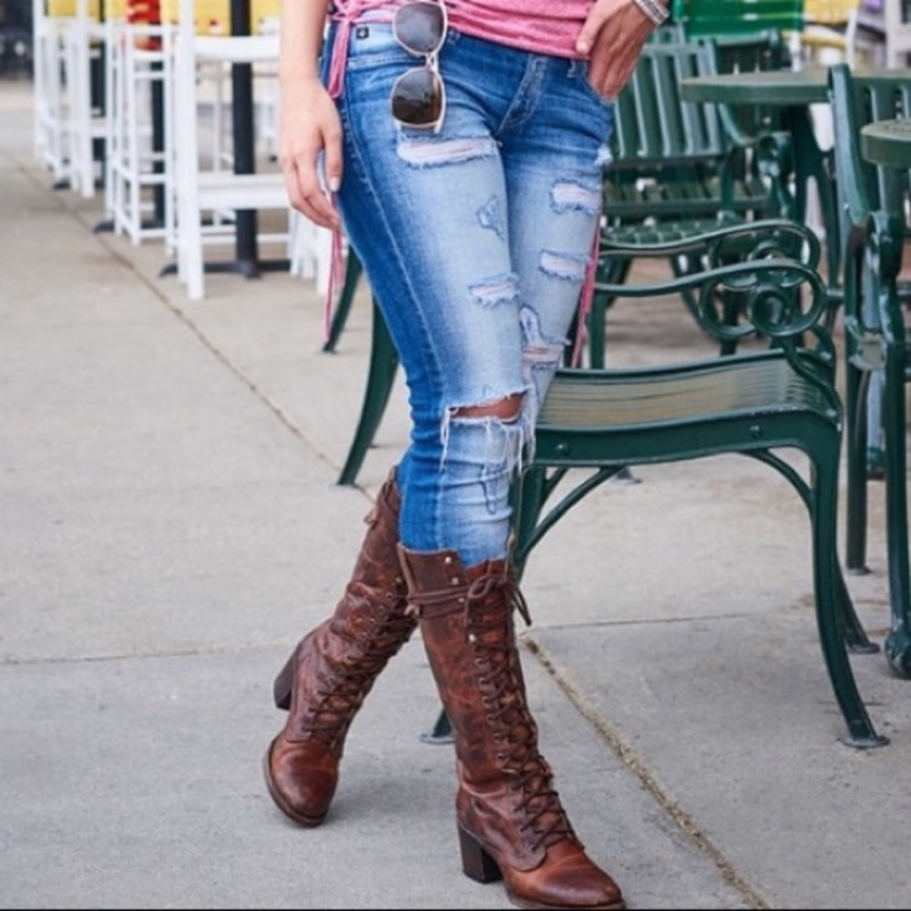 Kancan Ripped Low Rise Jeans